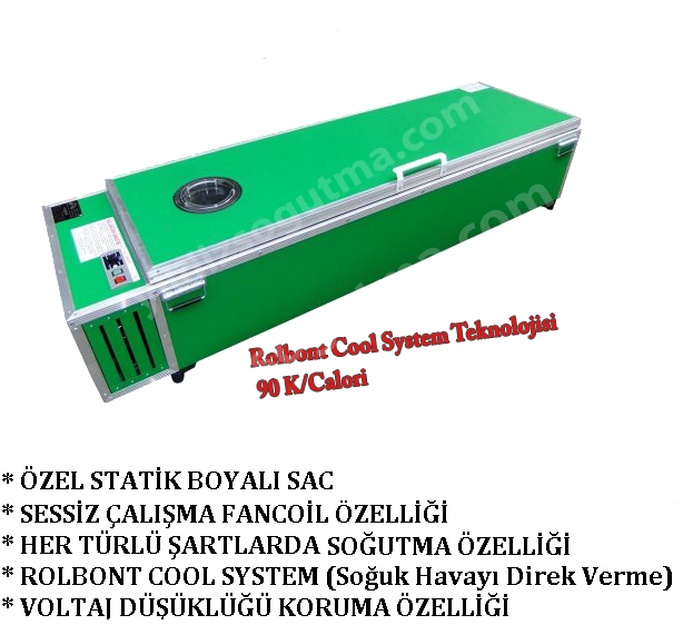 Klimalı Tabut (90k/calori) MODEL YS 002 (yeşil)